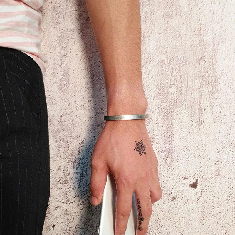 Oscar Stainless Steel Cuff Bracelet
