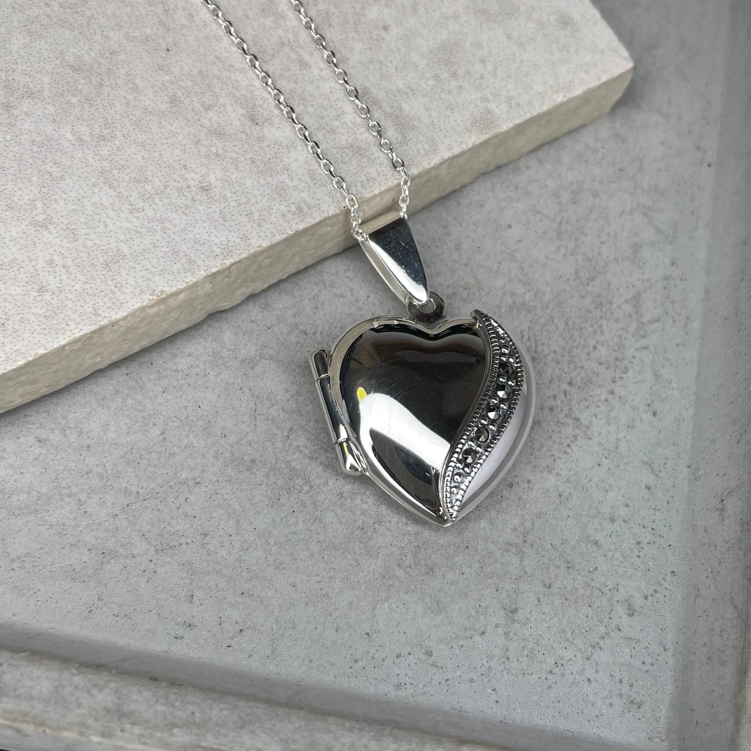 Personalised Heart Locket Necklace