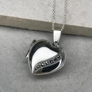 Personalised Heart Locket Necklace