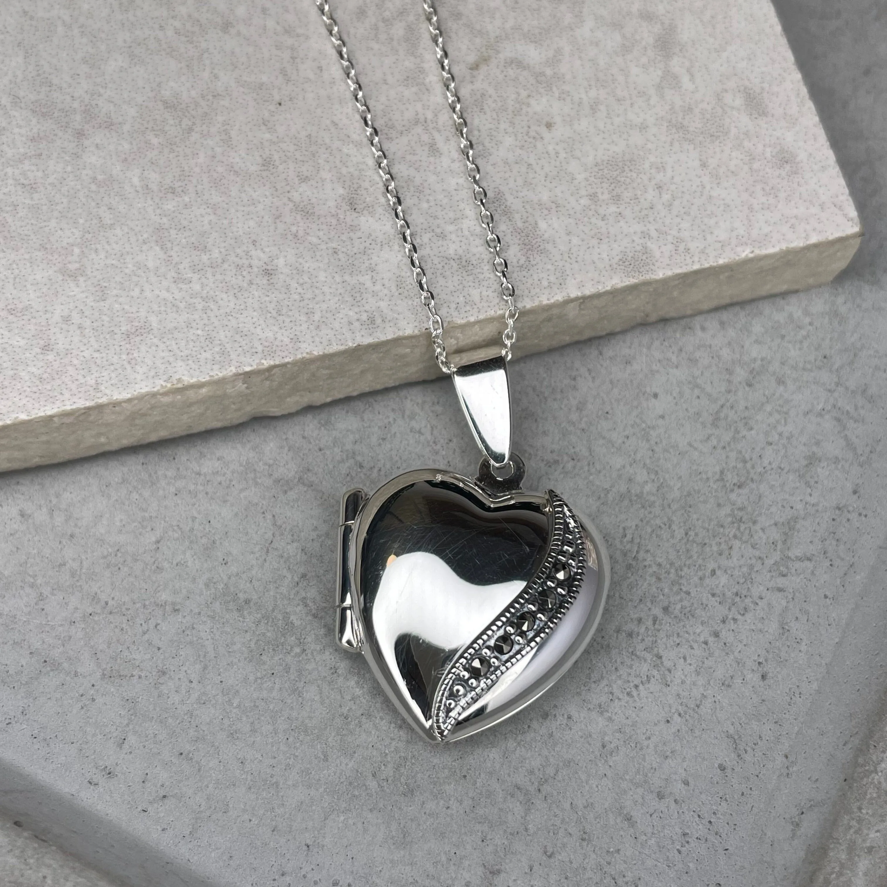 Personalised Heart Locket Necklace