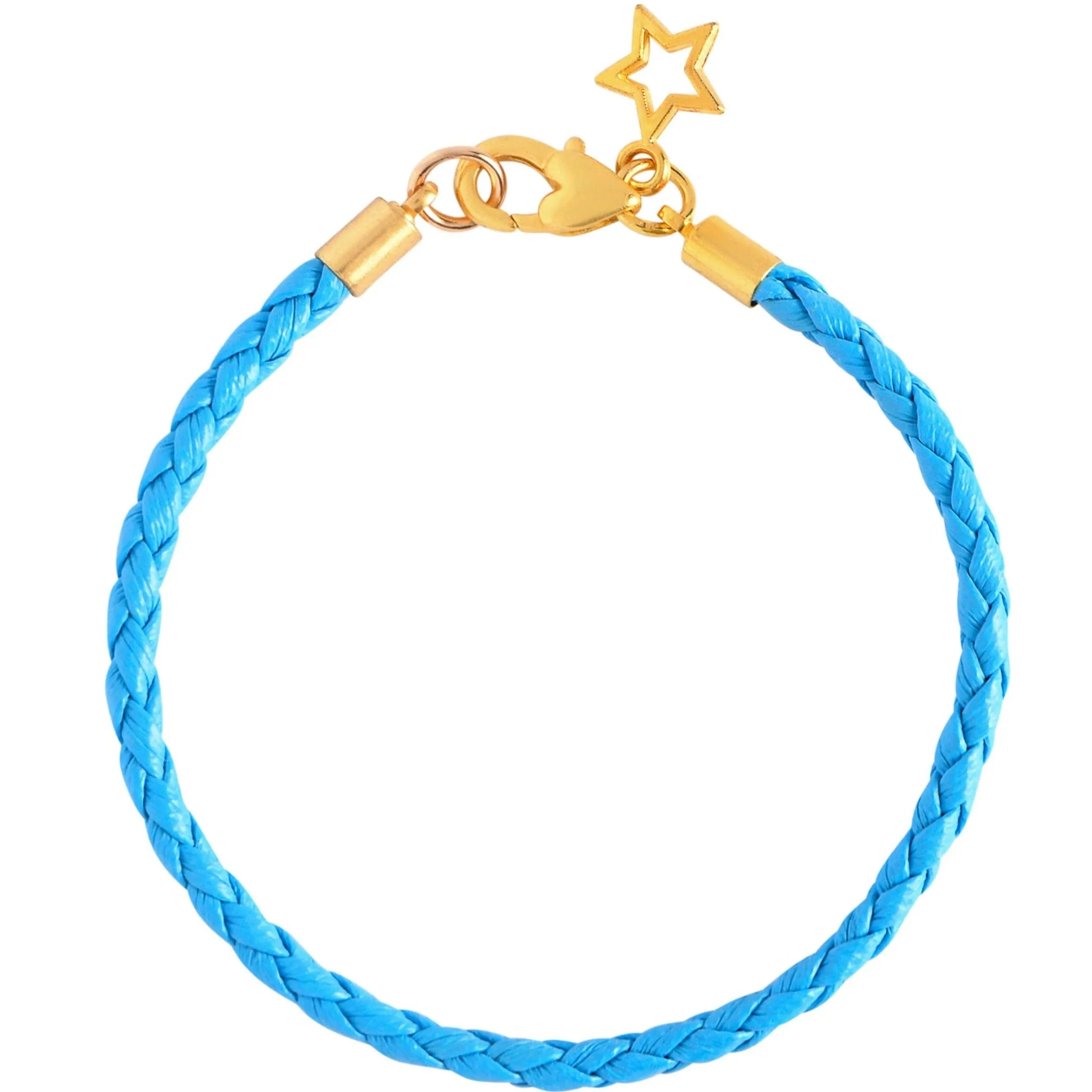 PLAITED STACKLET - TURQUOISE