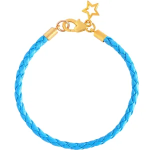 PLAITED STACKLET - TURQUOISE