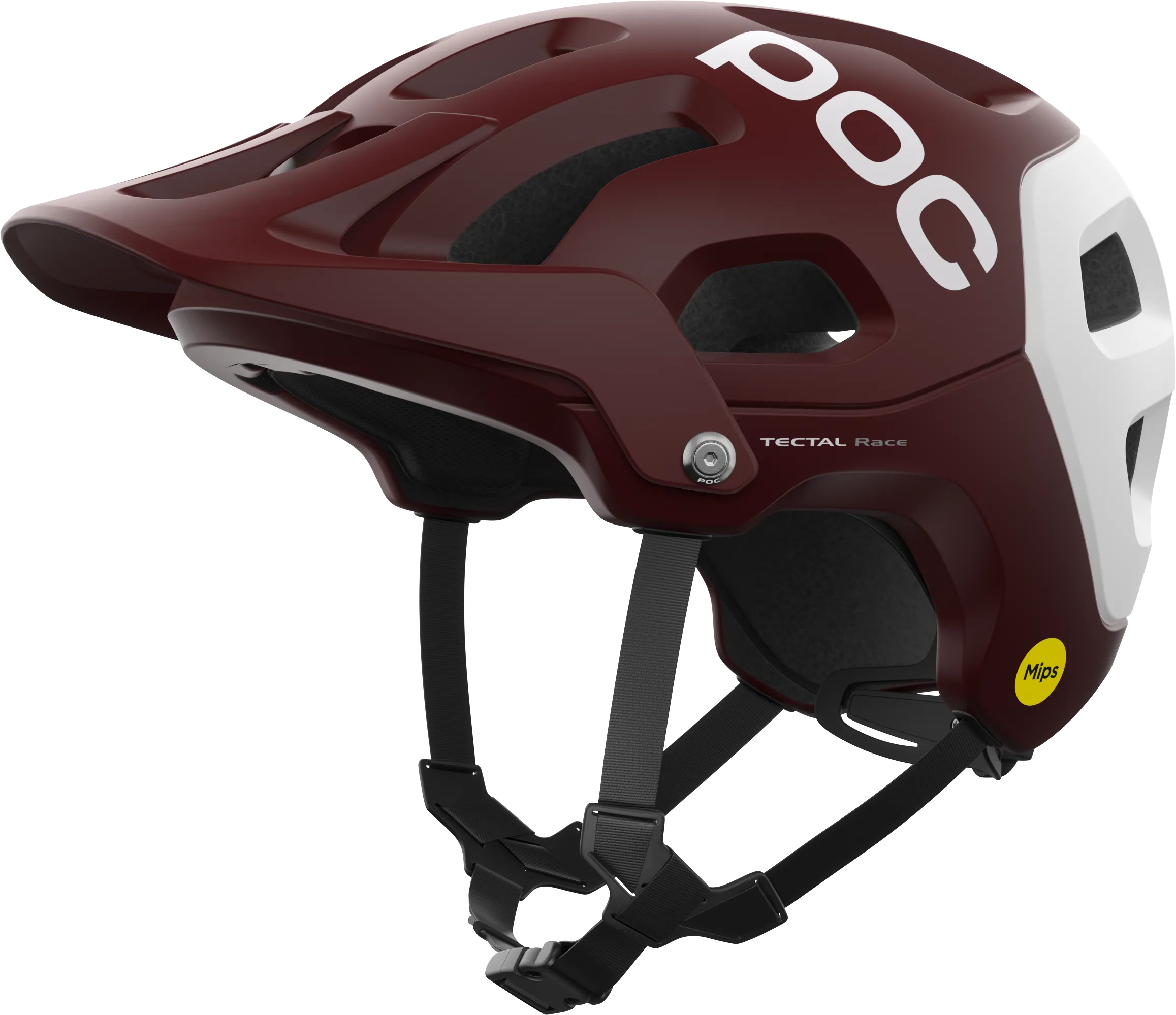 POC Tectal Race Mips Garnet Red/Hydrogen White Matt | Buy POC Tectal Race Mips Garnet Red/Hydrogen White Matt here | Outnorth
