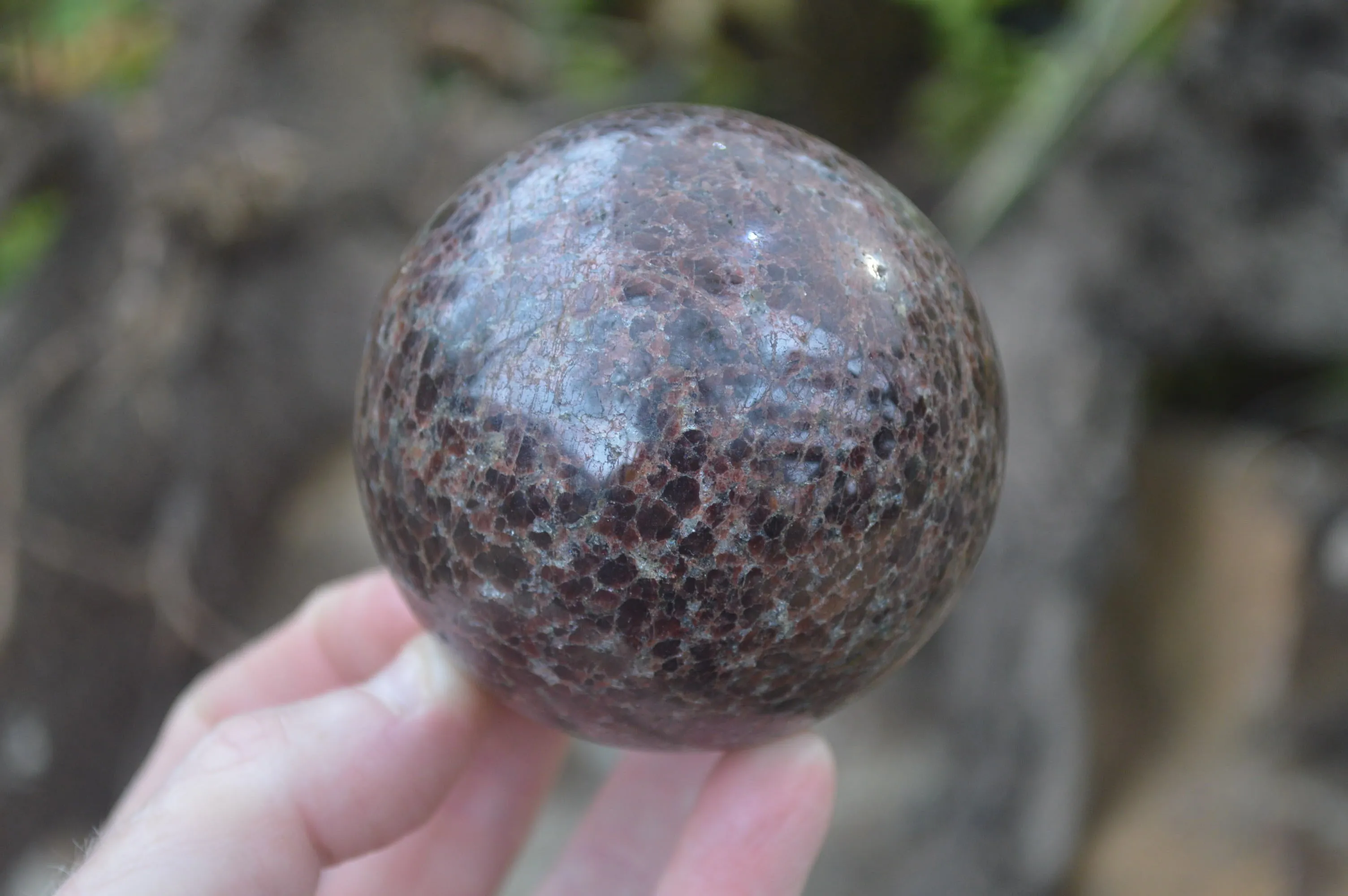 Polished Pyrope Garnet Sphere-Balls x 4 From Madagascar
