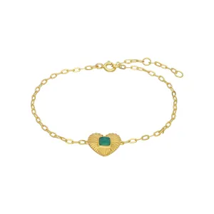 Queen of Hearts Chalcedon Armband