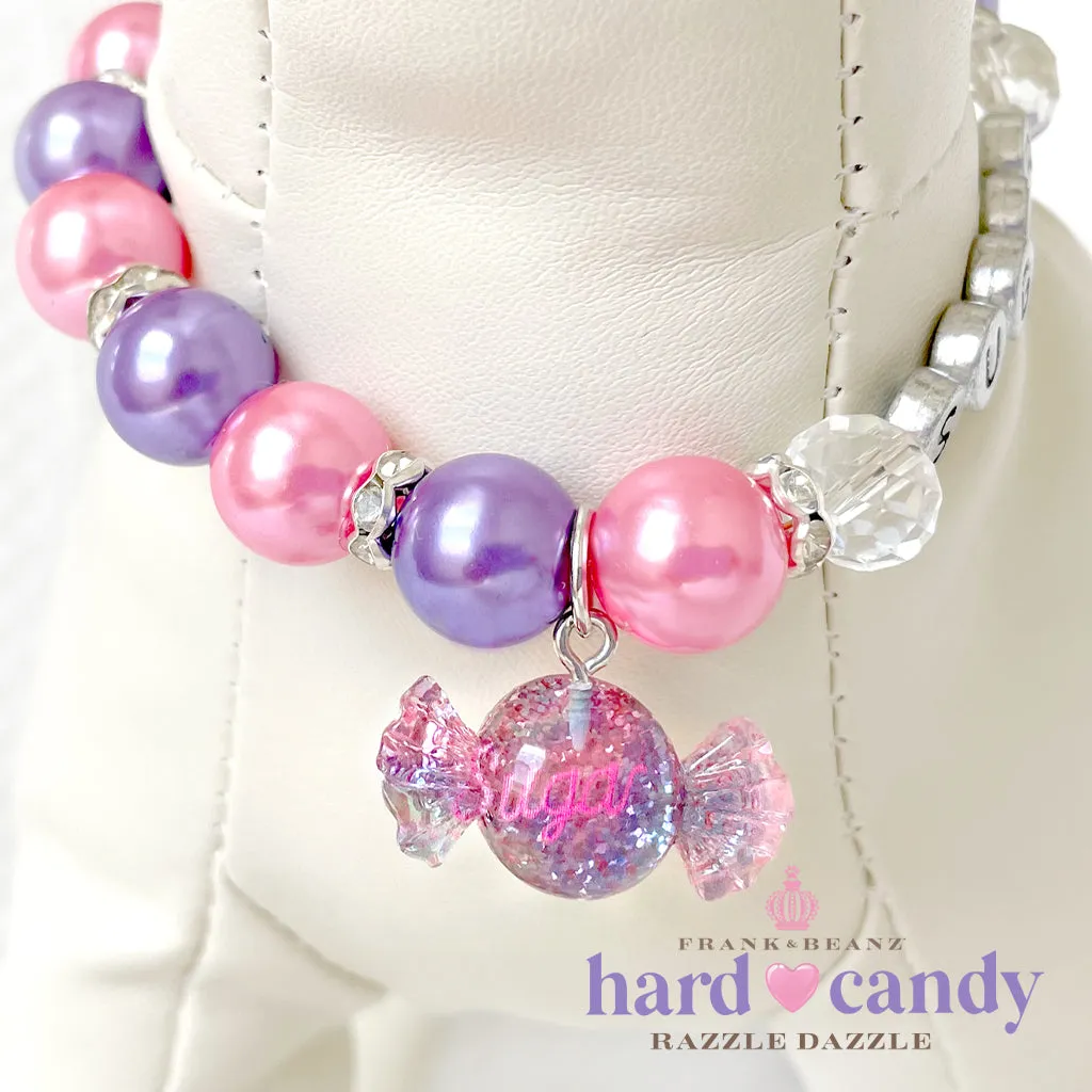 Razzle Dazzle Hard Candy Dog Necklace Luxury Pet Jewelry