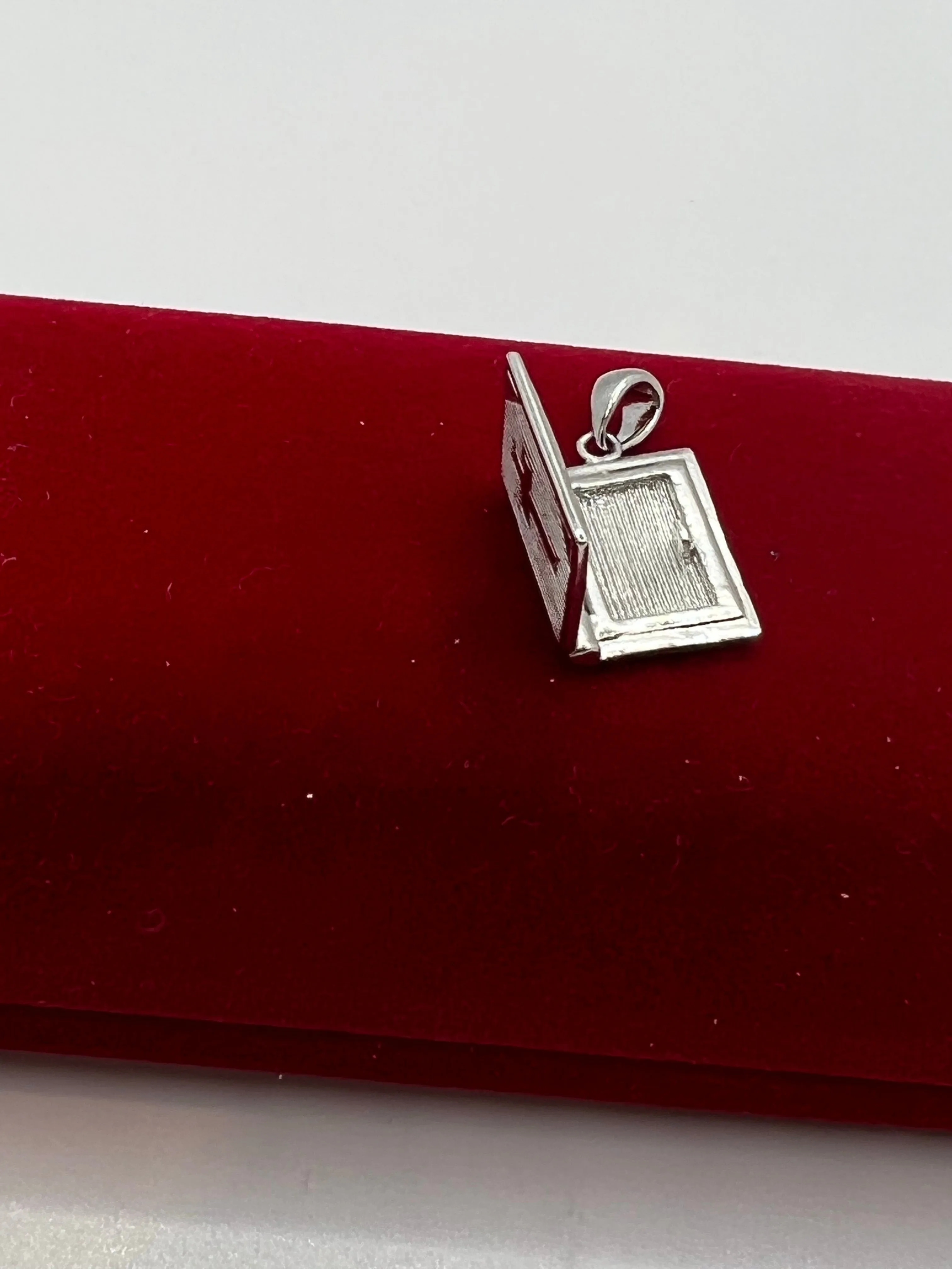 Real silver bible locket