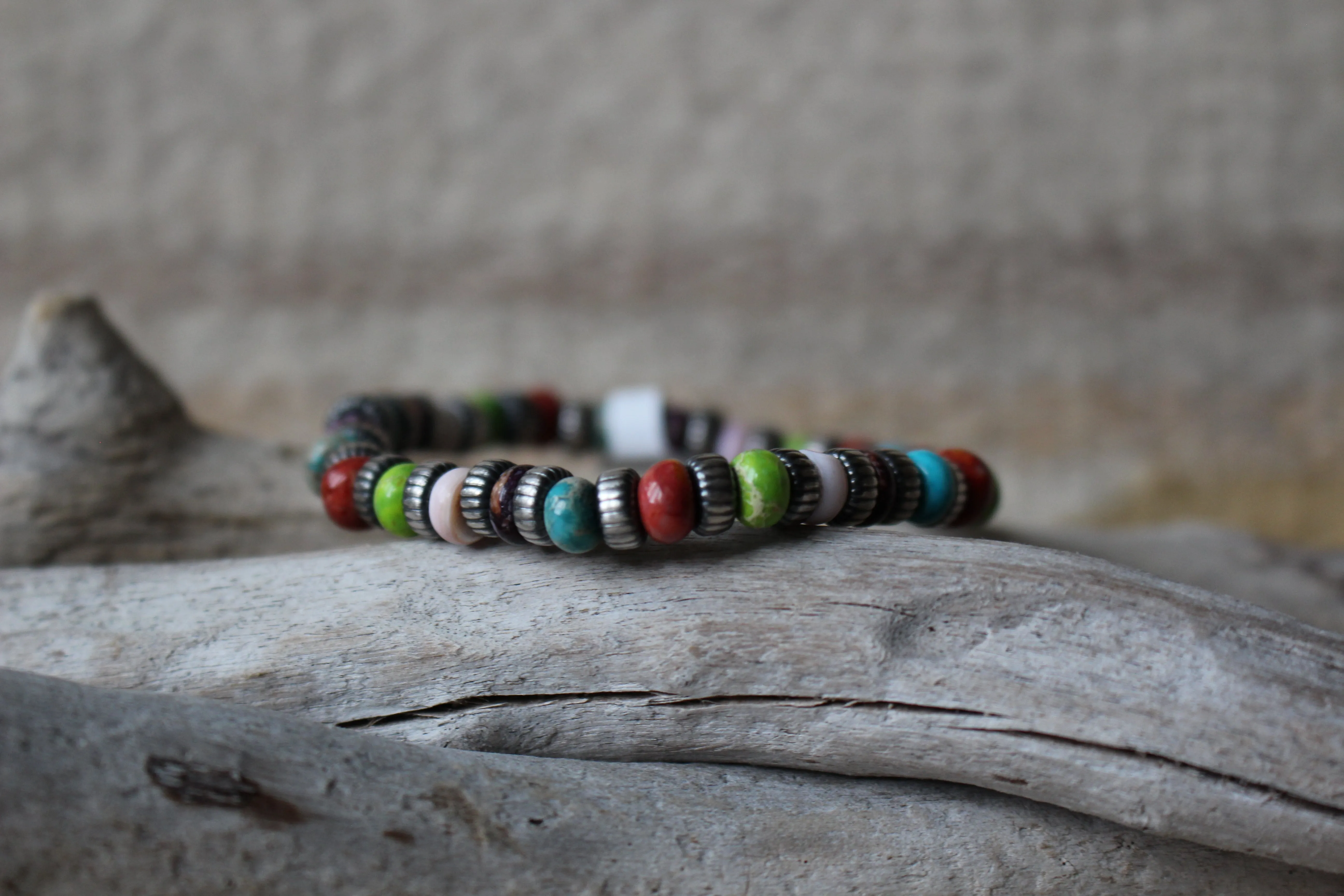 Red Stone Arches Bracelet