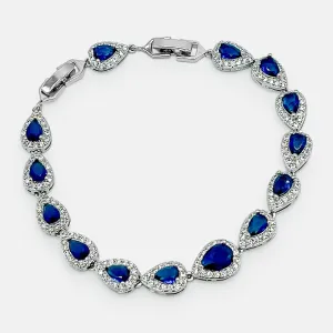 Royal Blue Lustre Dew Bracelet