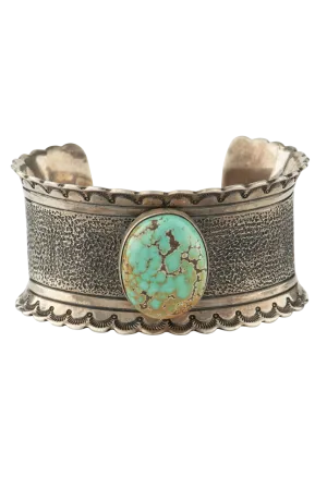 Royston Turquoise Stone Cuff Bracelet