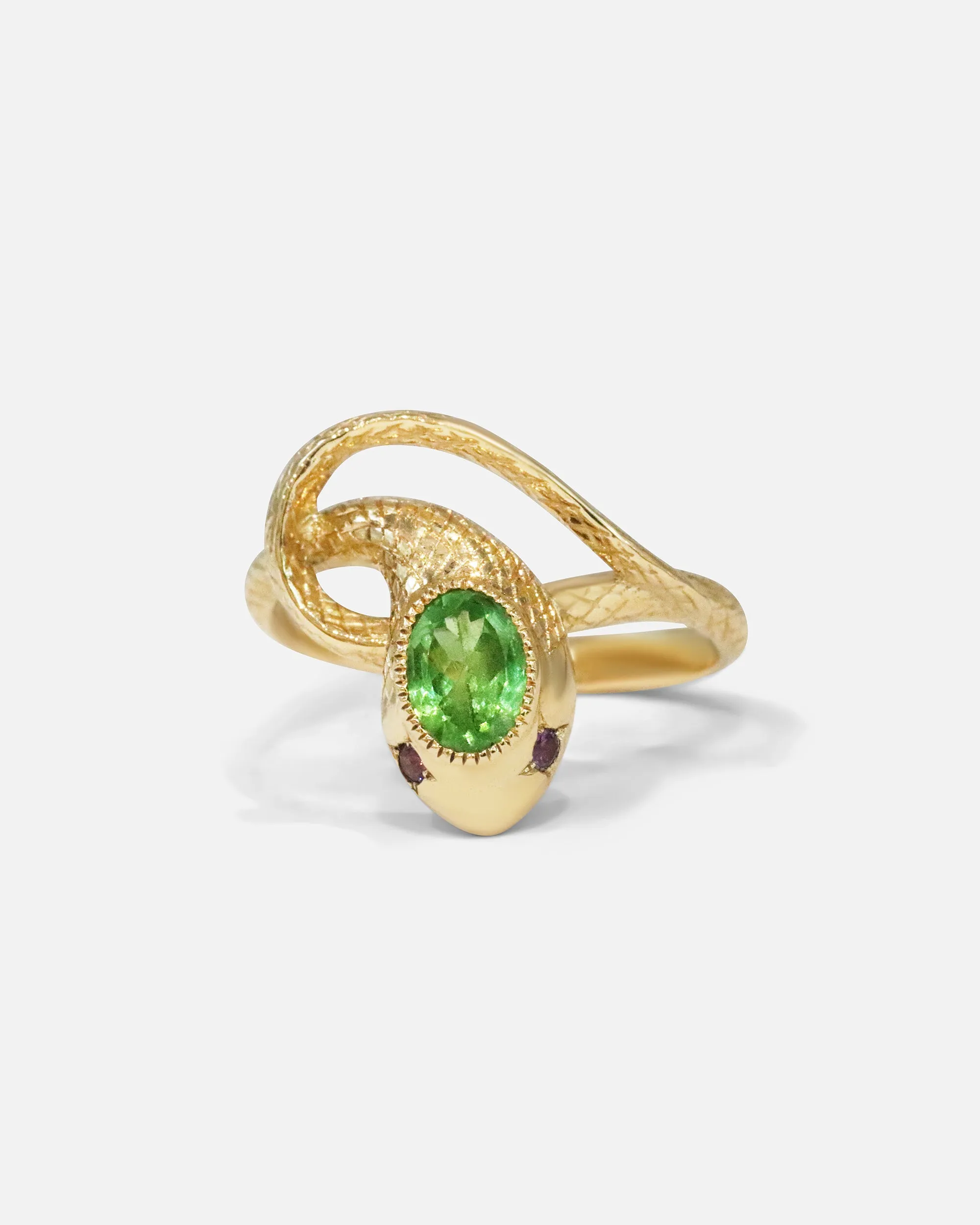 Serpentes Engraved Ring