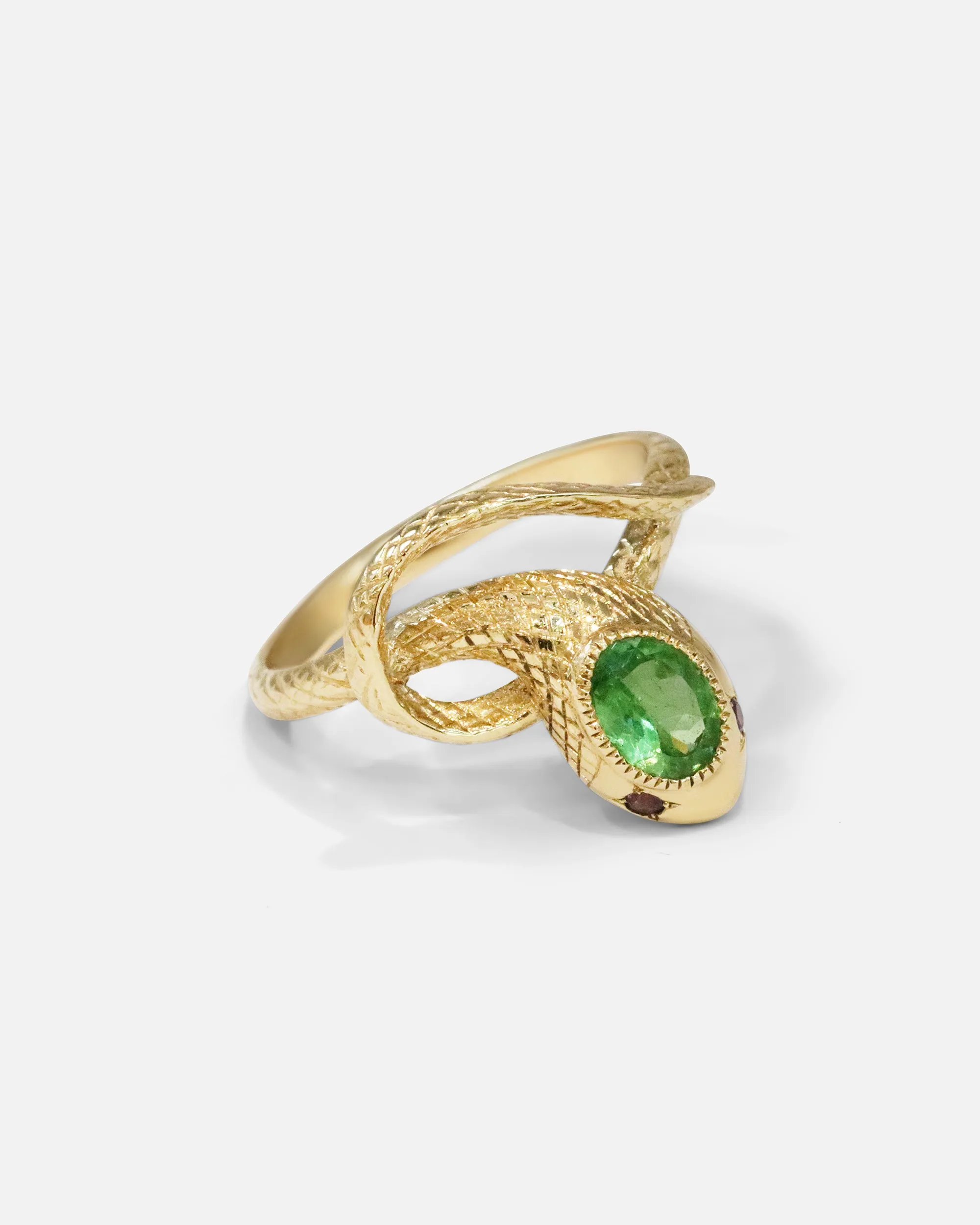 Serpentes Engraved Ring