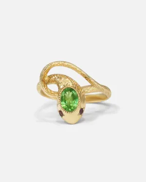 Serpentes Engraved Ring