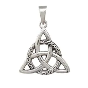 Silver Celtic Knot Pendant For Women And Men
