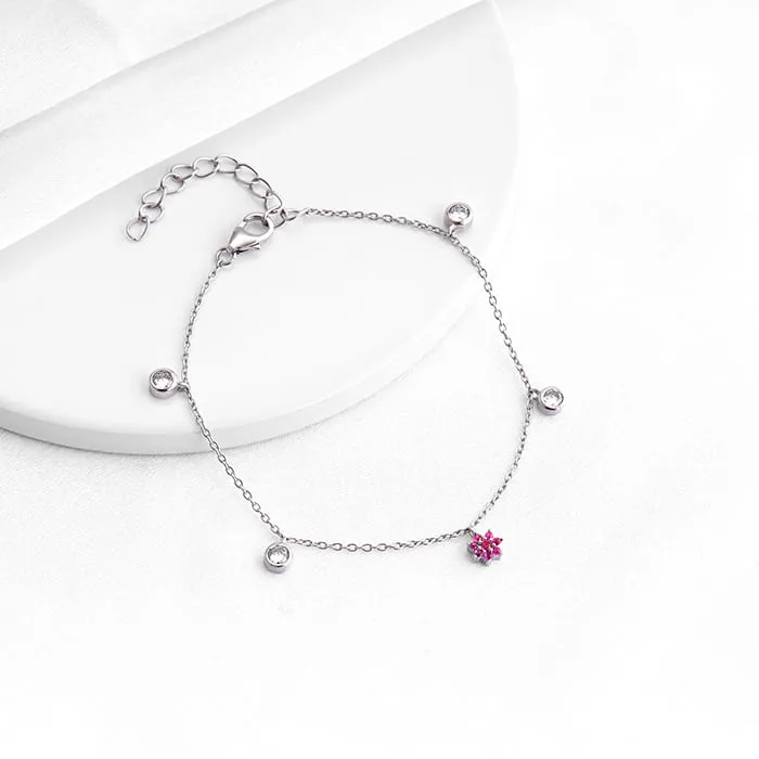 Silver Chords of Love Bracelet