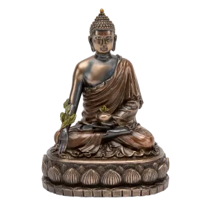Small Bronze Medicine Buddha Statue