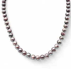 SOUTH SEA PEARL DARK PURPLE NECKLACE
