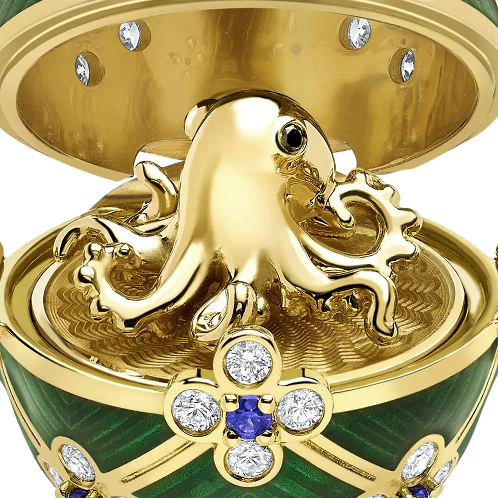 Special Edition Guilloché Enamel Octopussy Surprise Locket