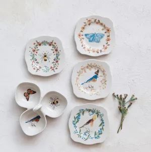 Stoneware Scalloped Plate