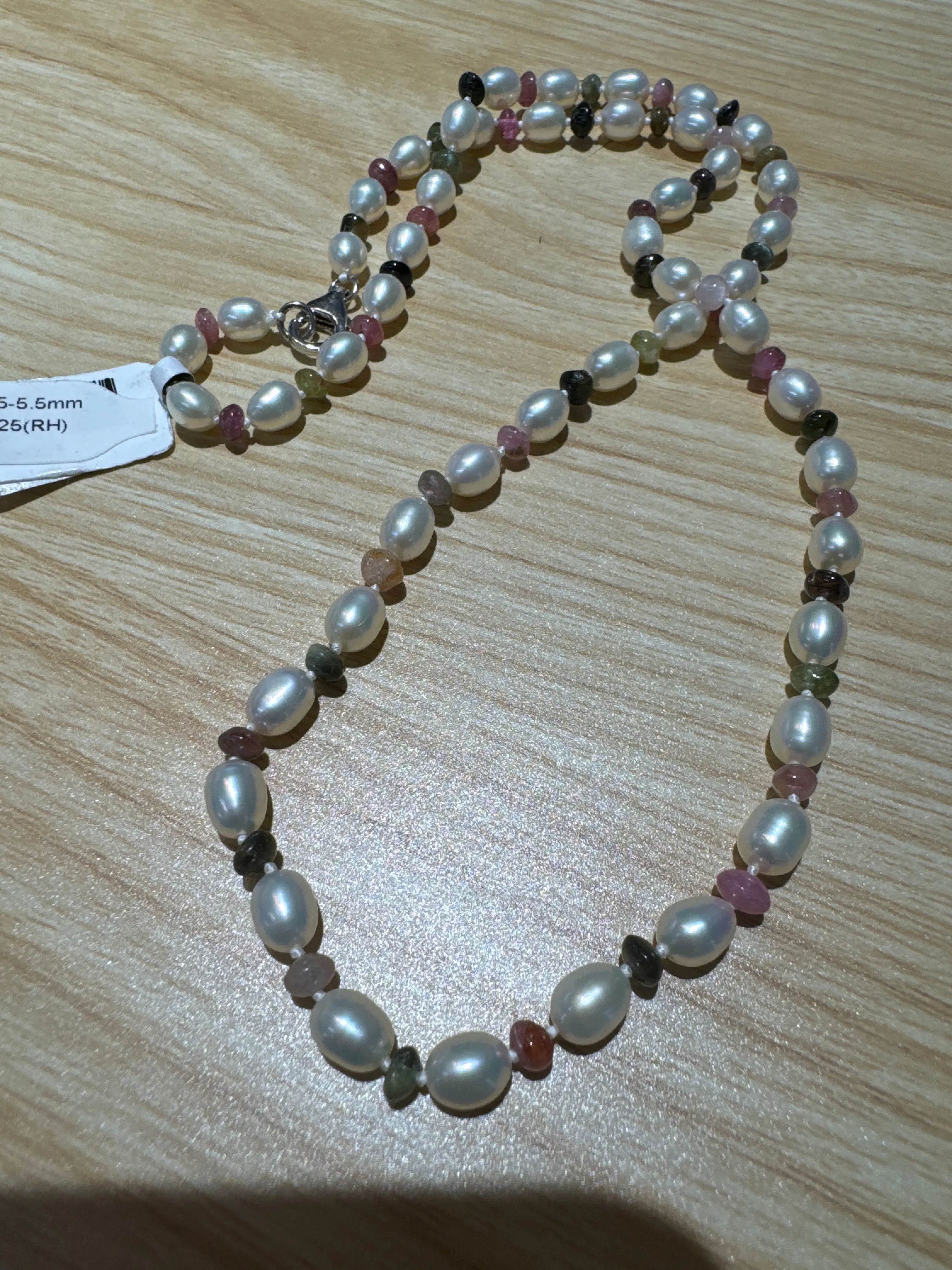 Tourmaline Pearl Necklace