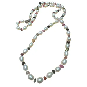 Tourmaline Pearl Necklace