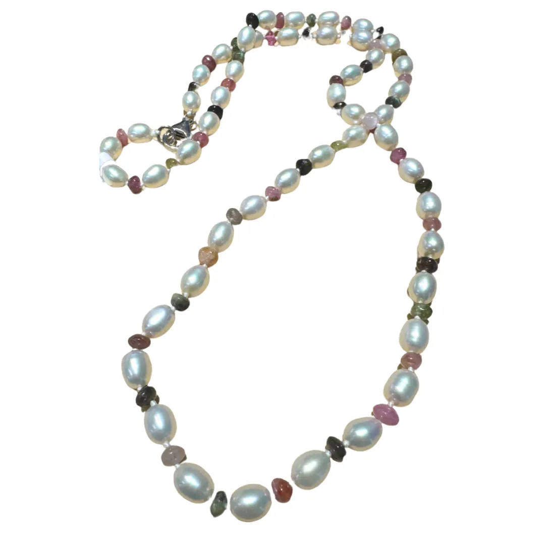 Tourmaline Pearl Necklace