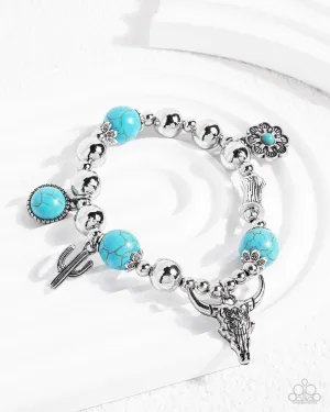 Western Welcome - Blue Bracelet