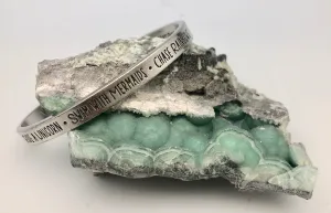 Whitney Howard Cuff Bracelet - Ride a Unicorn - Swim with Mermaids -Chase Rainbows