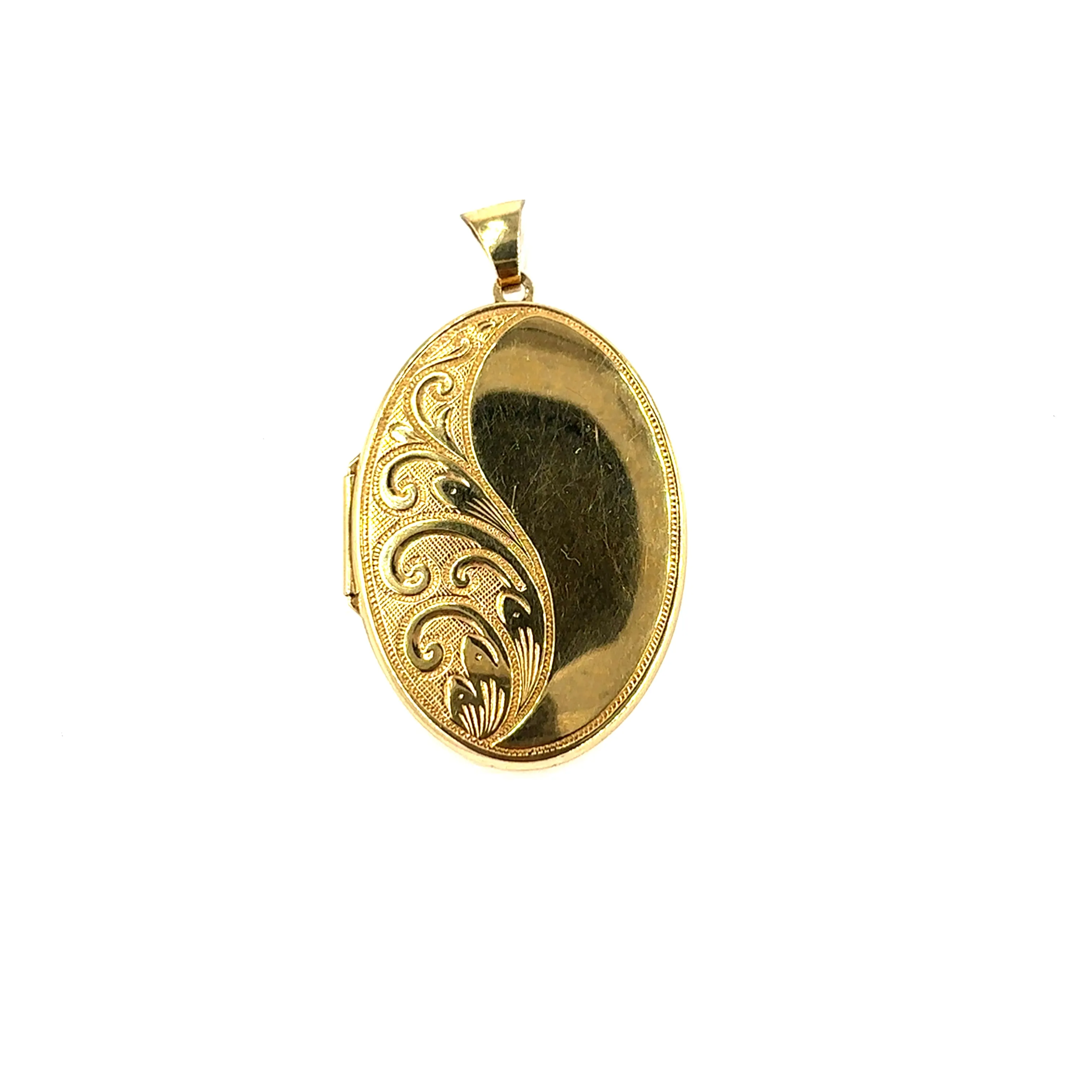 Women’s 9ct Yellow Gold Locket - Medium 6.6g
