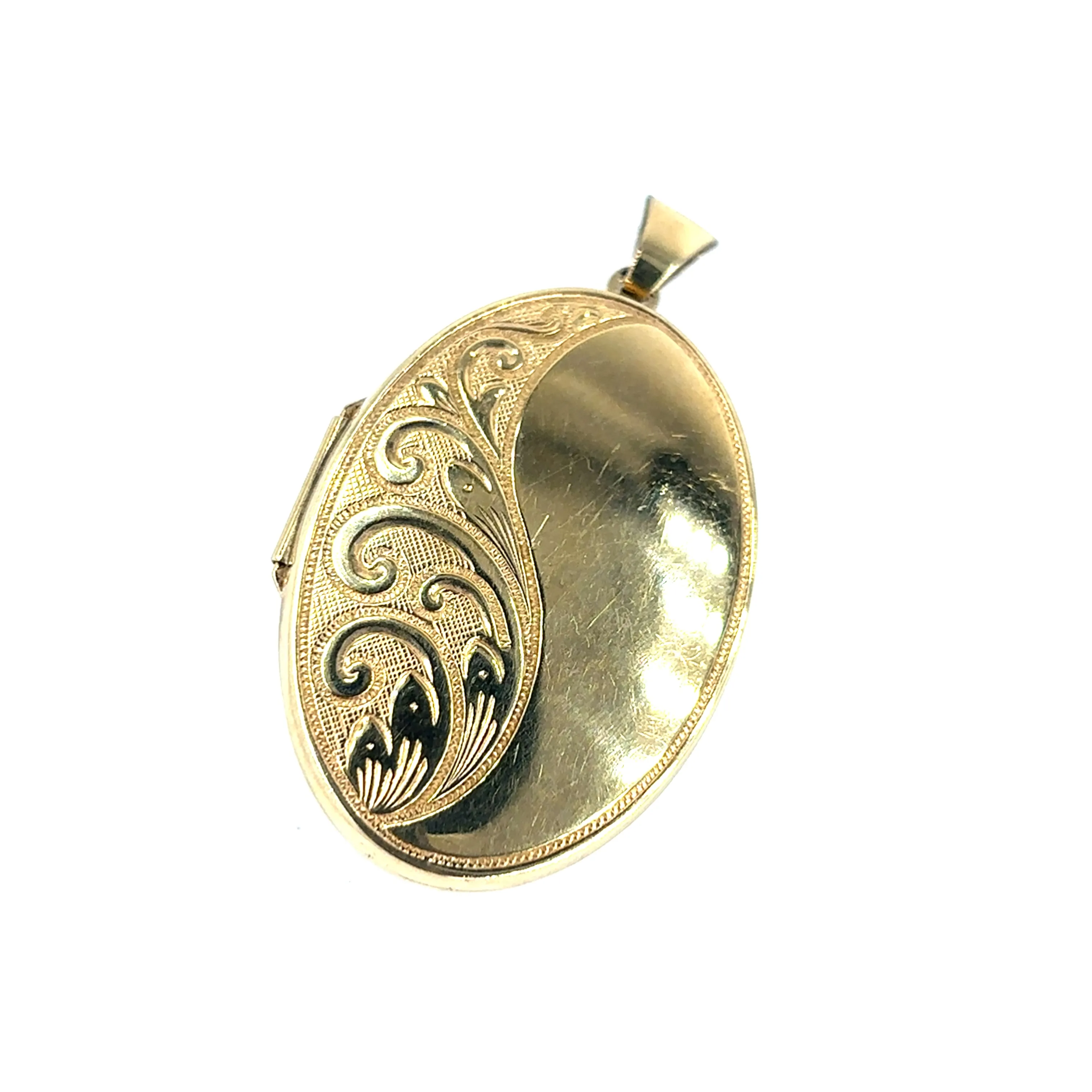 Women’s 9ct Yellow Gold Locket - Medium 6.6g