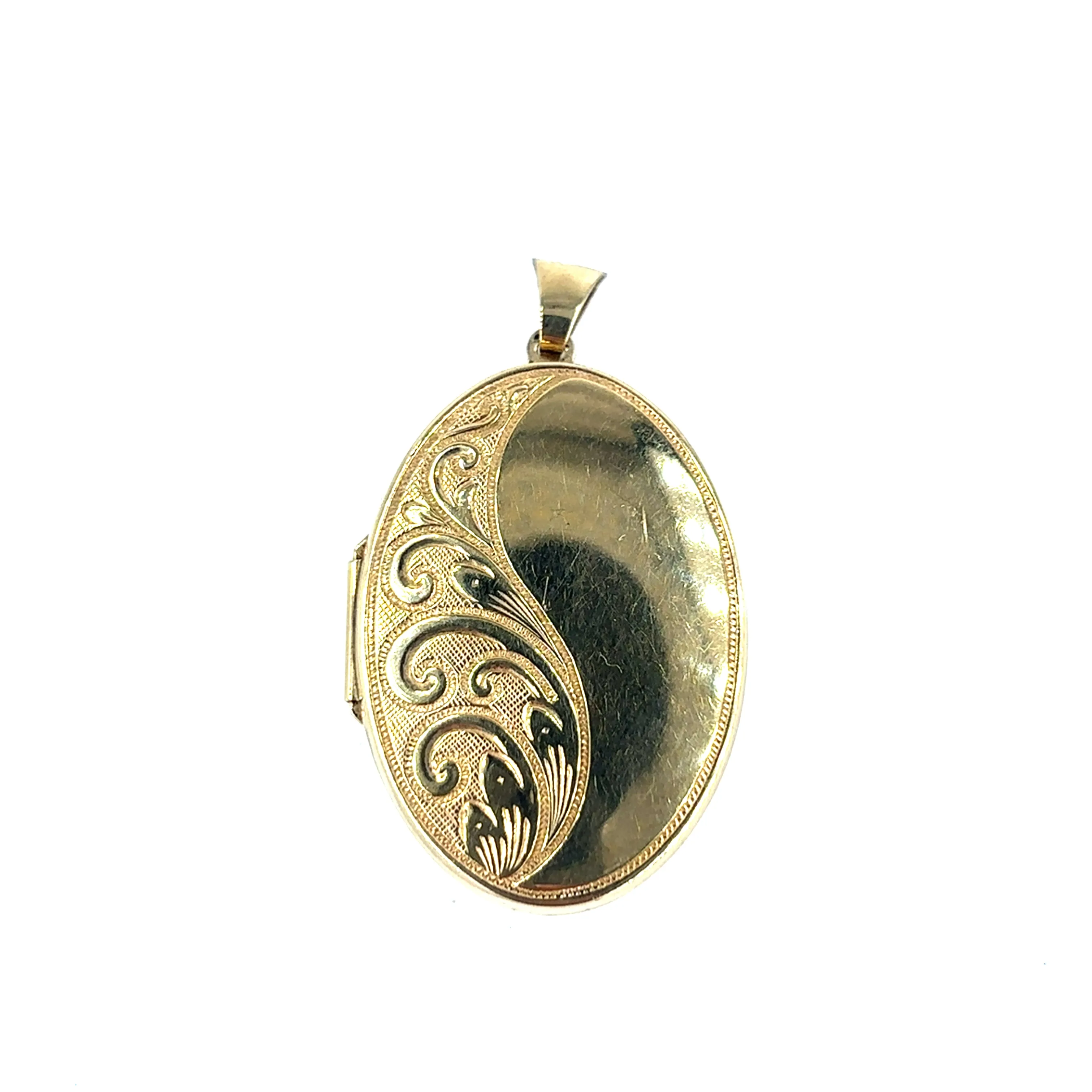 Women’s 9ct Yellow Gold Locket - Medium 6.6g