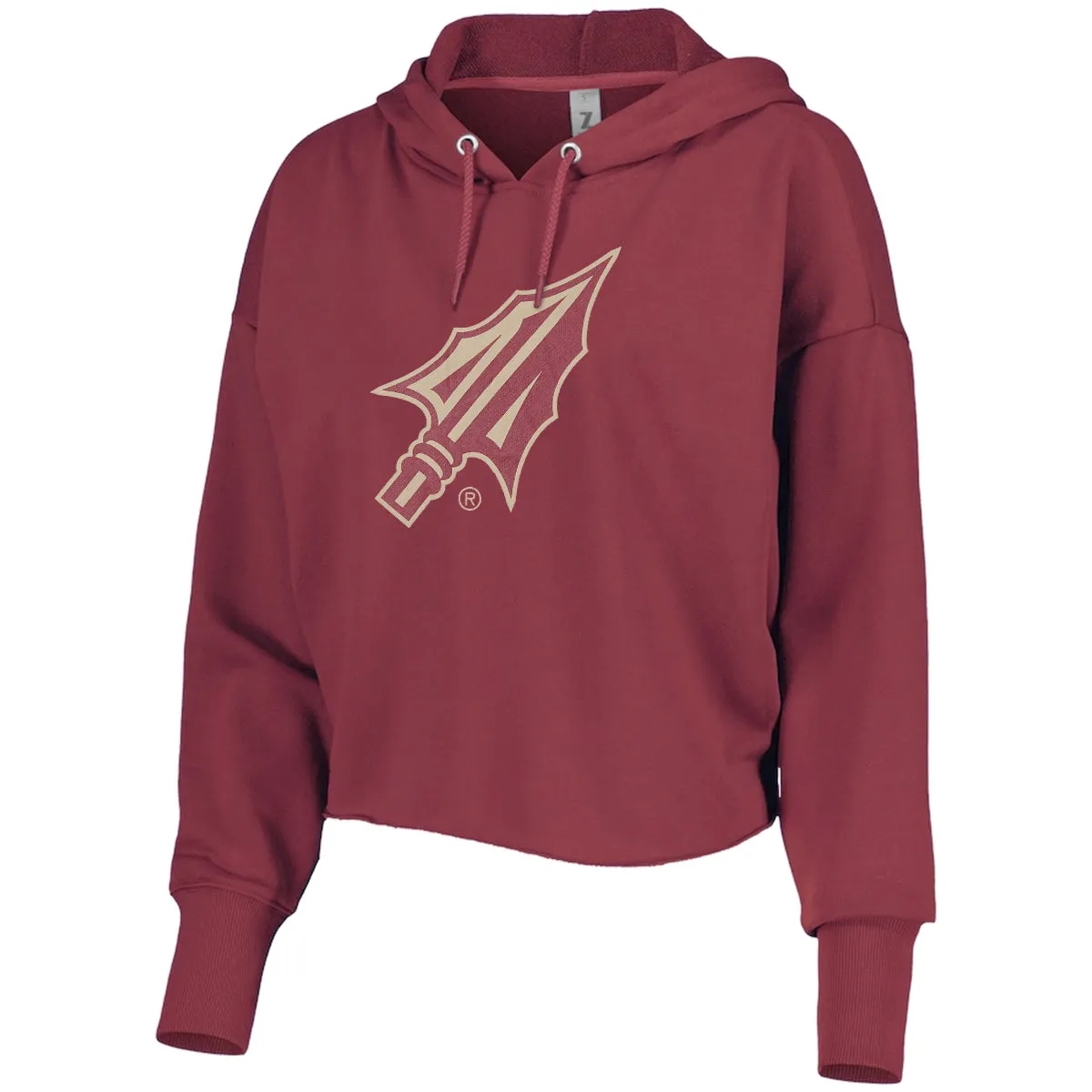 ZooZatz Women's Arrowhead Crop Hood - Garnet